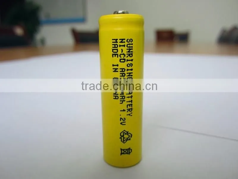 ni-cd aa 300mah 1.2v rechargeable battery