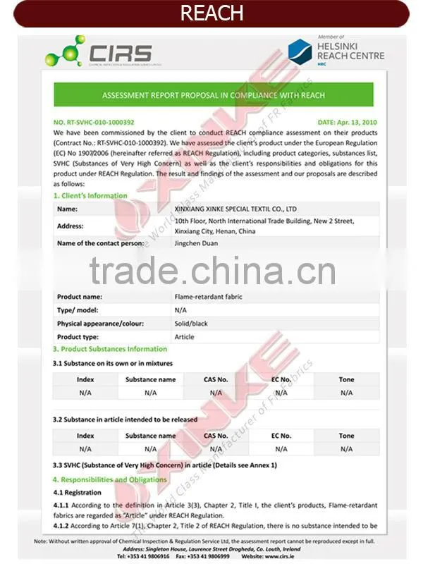 anti mosqutio coverall material for insect repellency clothes