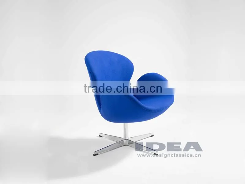 Replica Arne Jocabsen Swan Chair - Blue Fabric