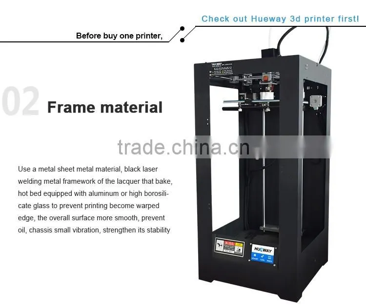 Alibaba Sale FDM 3D Printers Prices Industrial 3D Printing Machine With CE/RoHs Certification PLA Filament 1.75MM 2KG