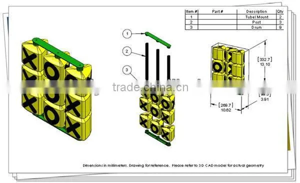 New Arrived Play Accessory Tic Tac Toe