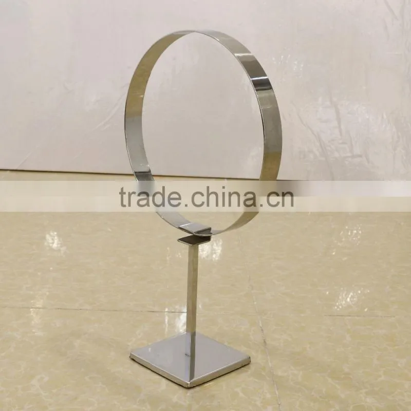 Round metal leather belt rack stand /shop display belt rack