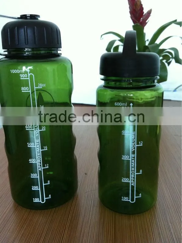 OEM large capacity PC bottle travel portable plastic space cup
