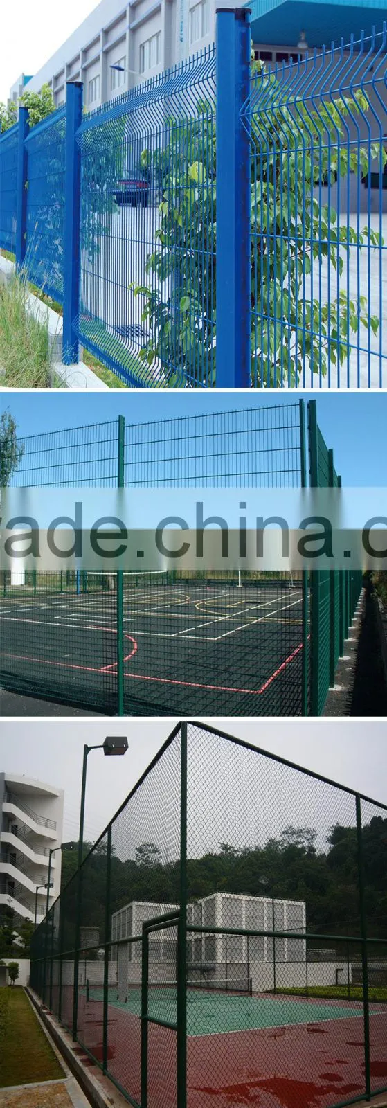China supplier high quality light weight frame welded mesh fence