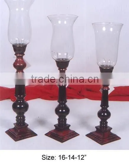 Hurricane candle holder