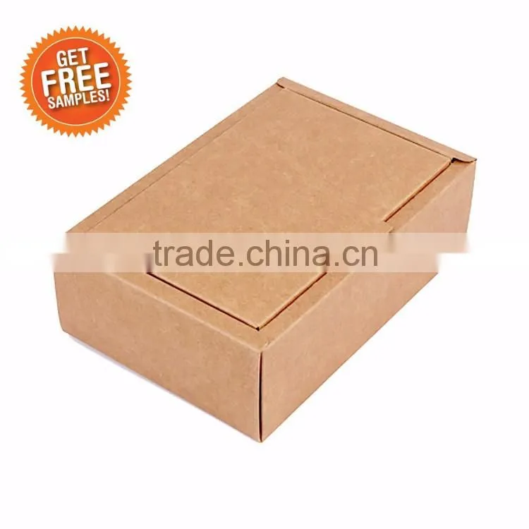 Printed recycled printed kraft paper packaging box