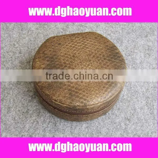 Round Jewelry case,jewelry boxes for promotion
