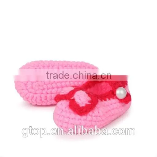 Wholesale Baby Handmade Crochet Shoes Supplier for 1-10 months old S-0032