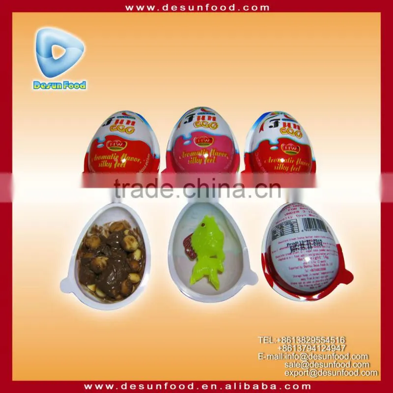 Fun egg chocolate biscuit with suprise toy