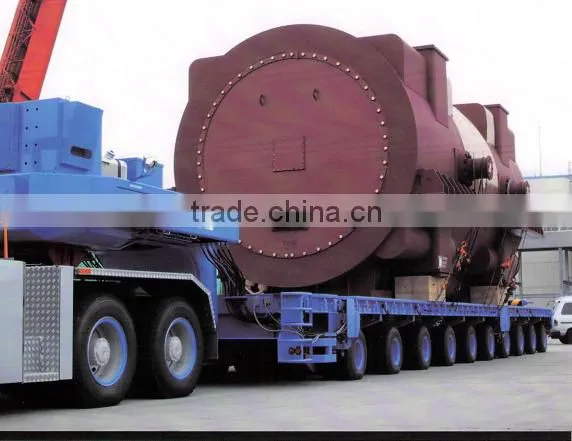 Super heavy-duty transportation assembled trailer