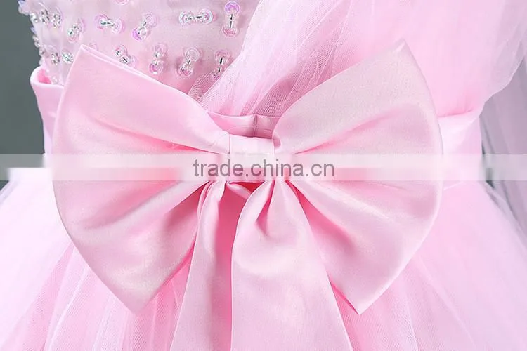 Wholesale lace applique tutu dress chiffon princess dresses for girls of 6 years old TR-WS37