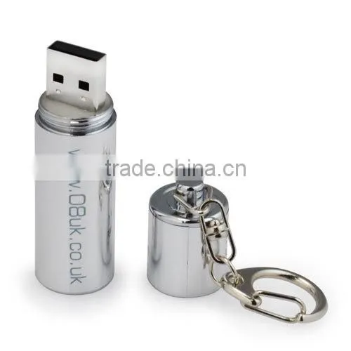 Metal Battery Shape USB Flash Drive with Printing logo