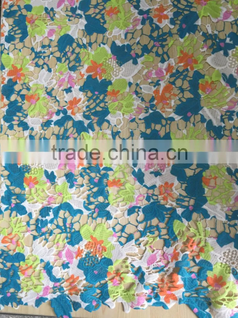 100% cotton Water soluble embroidery