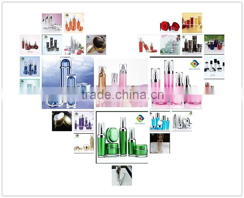 High clear cosmetic jar acrylic petg packing jar for cosmetic packaging