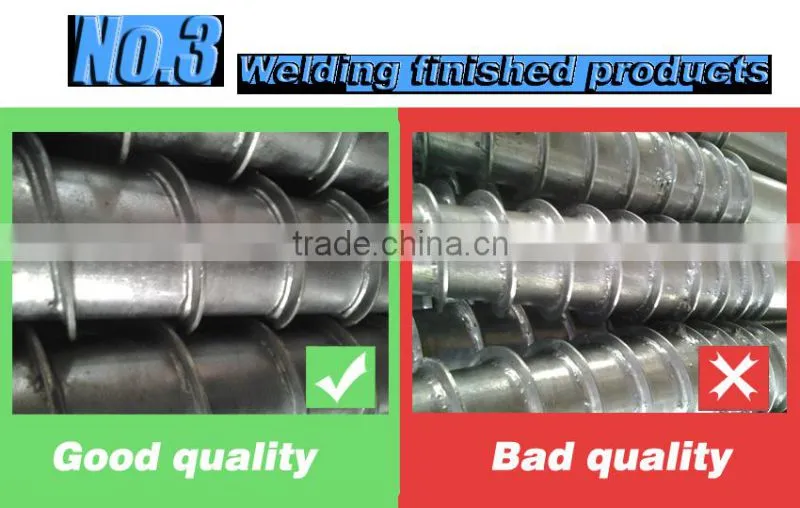 Factory Direct Sale Triangle Flange Ground Screw Anchors