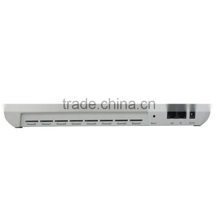 fixed wireless termination 8 line analog line gsm gateway 8 port sim voip gateway