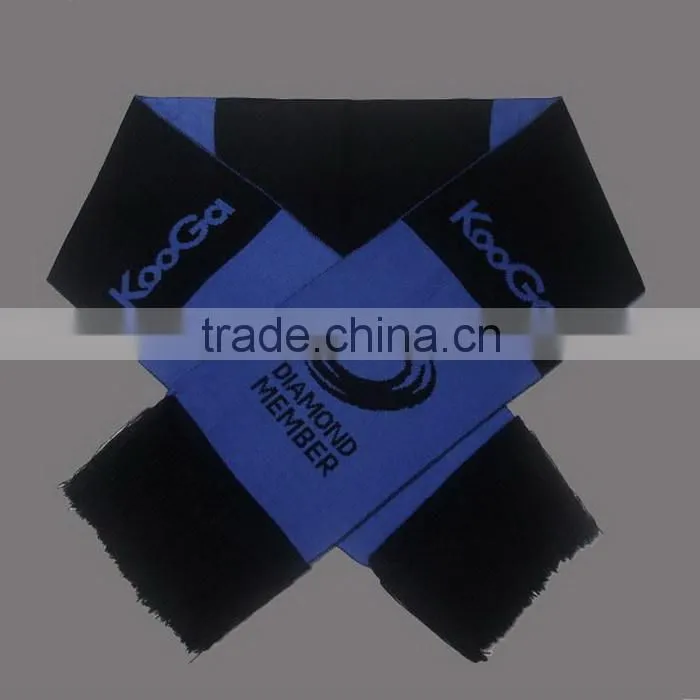 ACRYLIC JACQUARD LOGO PROMOTIONAL FOOTBALL TEAM SCARF