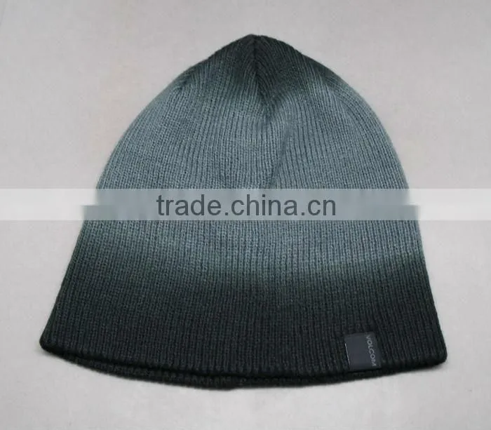 DIP-DYE PLAIN HAT SIMPLE LONG BEABIE