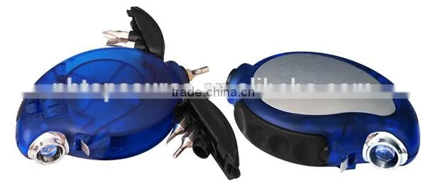 4pcs screwdriver led light tool kit