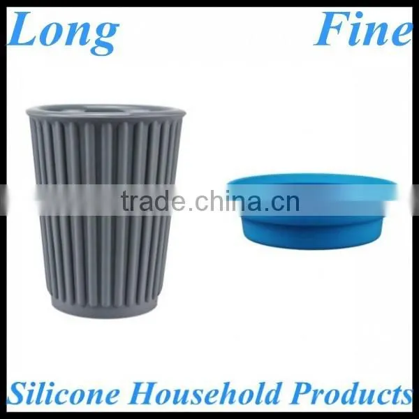 Ceramic Travel Coffee Mug Silicon Lid