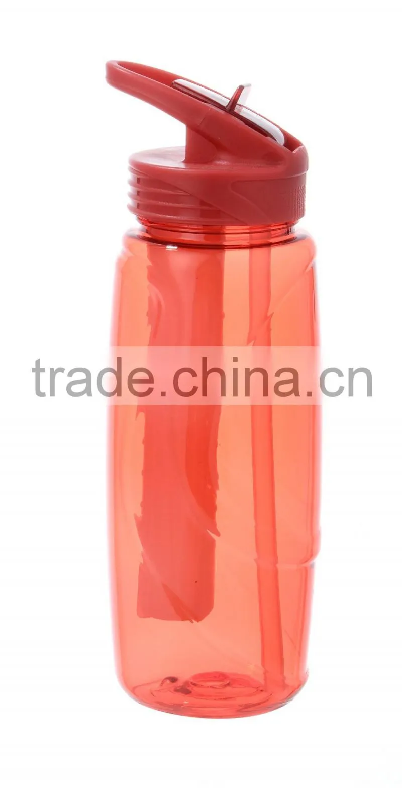 sipper with filter ice tube water bottle