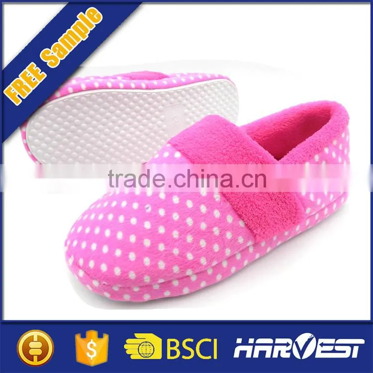 Children bedroom home cotton slippers,cheap Chinese warm slippers for kids