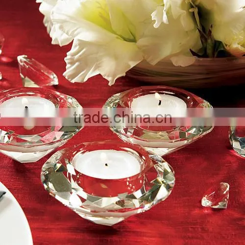 high quality purple crystal wholesale wedding favor crystal flower design