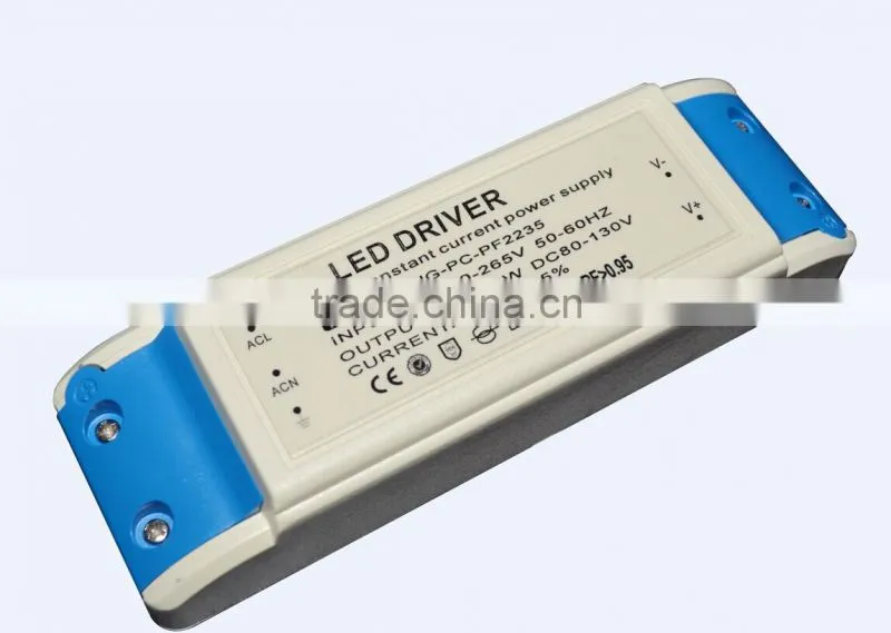 Soluxled 38-65V 12-18*3W 620mA pc case led driver with high PF 2 years warranty led power supply