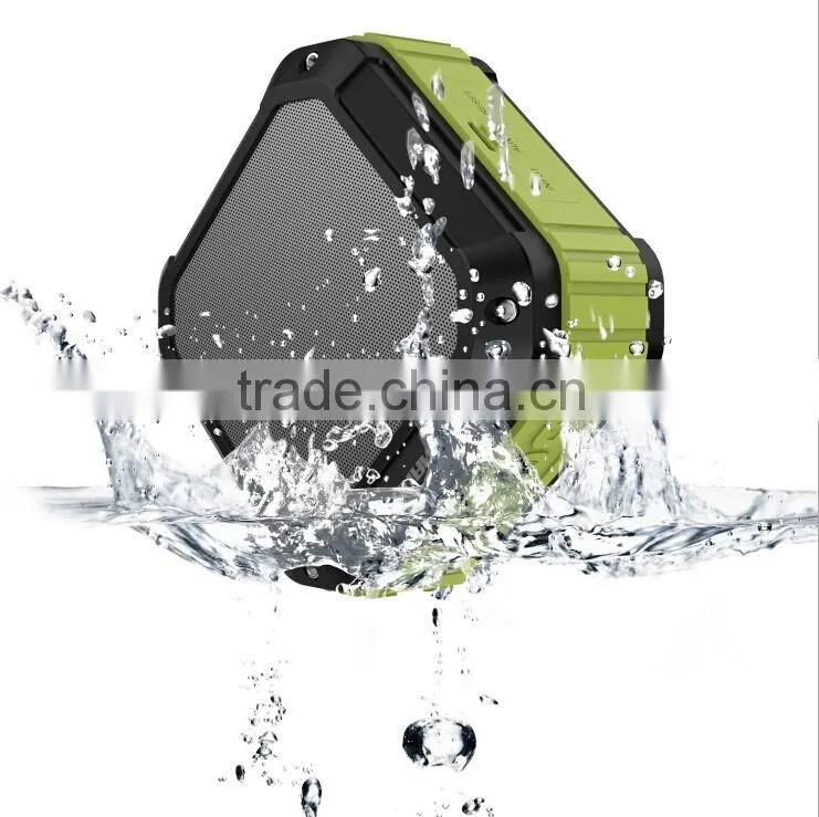Wireless bluetooth portable active speaker with rechargeable battery