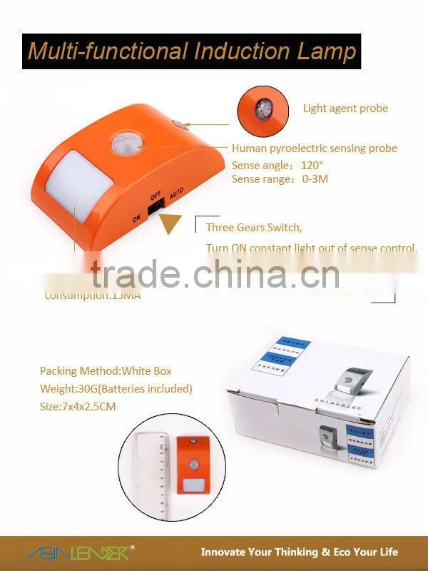 Indoor Adjustable Angle Motion Sensor Light