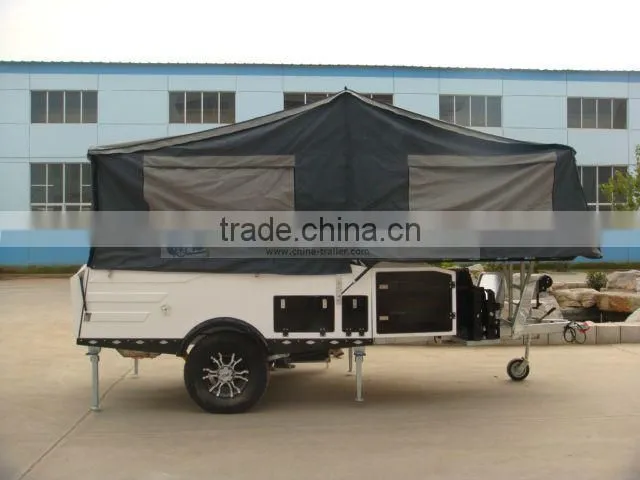 Rongcheng longhe fiberglass forward folding camper trailer LH-GQF-01A