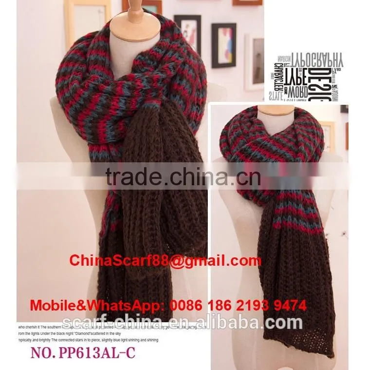 Wholesale knitted wool scarf women