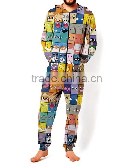 custom made adult print adult heated onesie