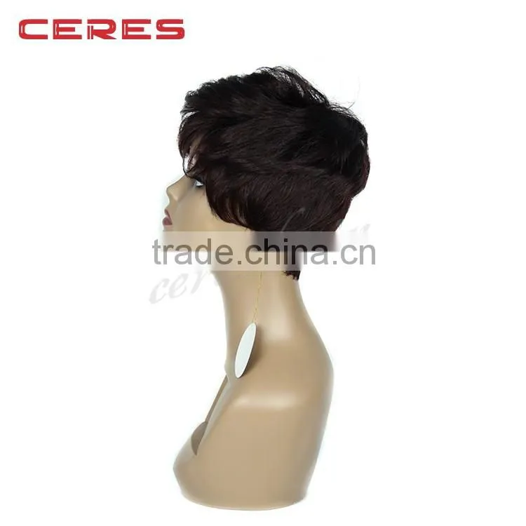 Hot sales virgin human hair half wigs afro kinky curly half wig