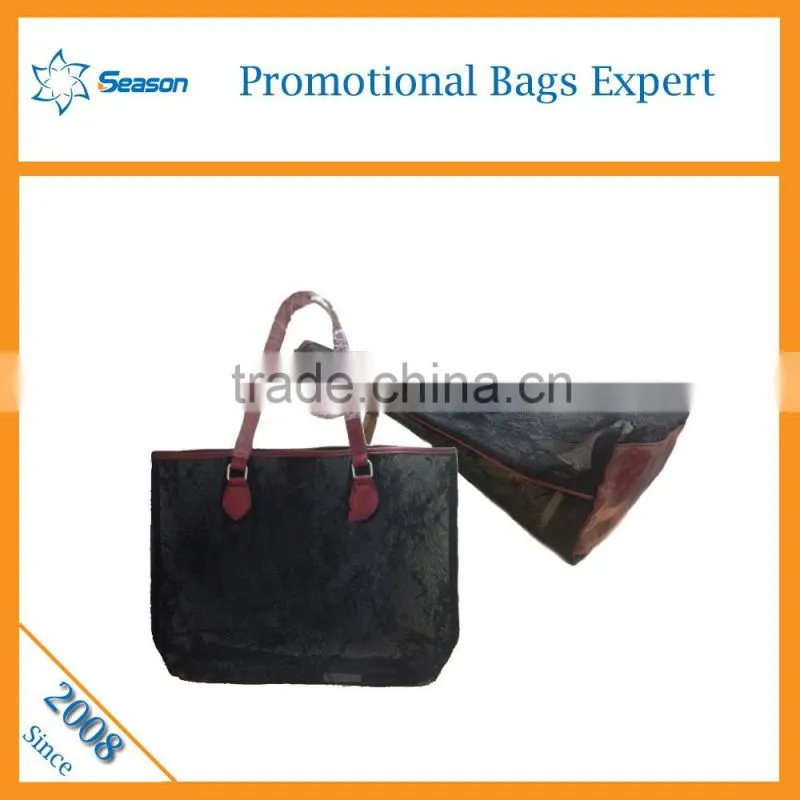 Wholesale lace mesh net bag handbags women bag