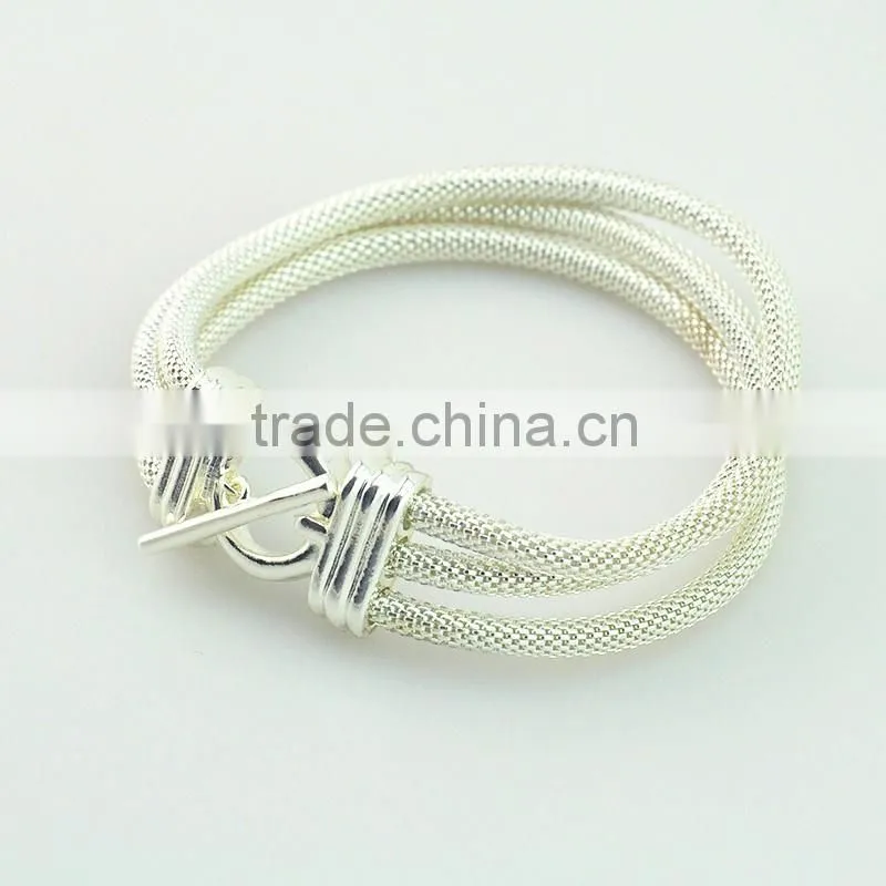 China factory sterling silver custom personalized charms bangle bracelets