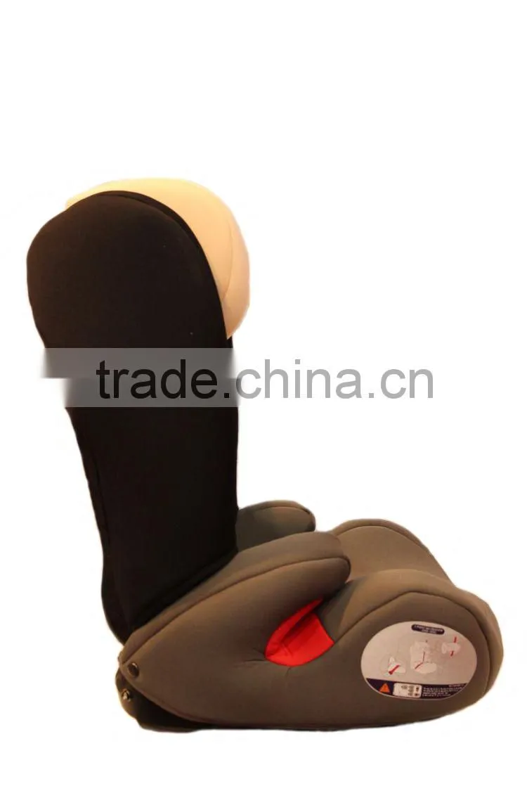 BABY CAR SEAT WITH SPRING LOADED BELT LOCKING MECHANISM ALLOWS EASY INTALLATION