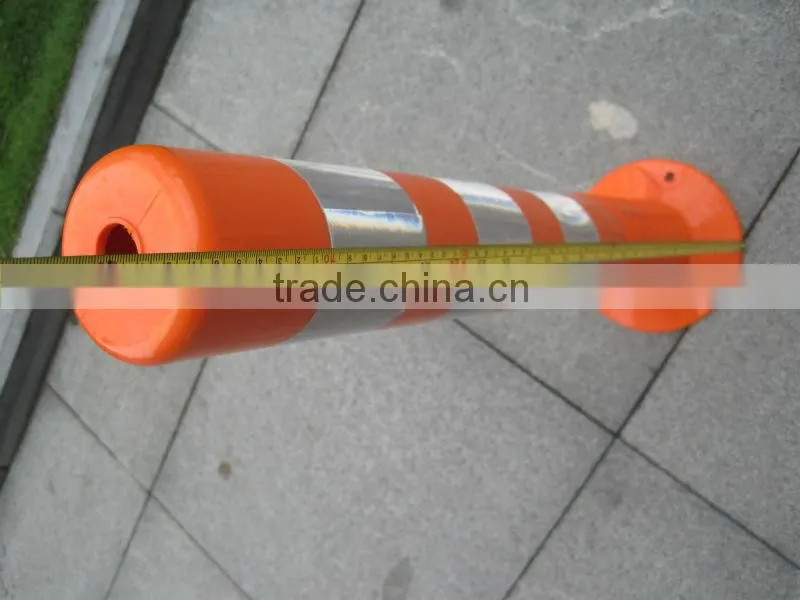 Orange Warning reflective pole handrail stanchions safety barrier