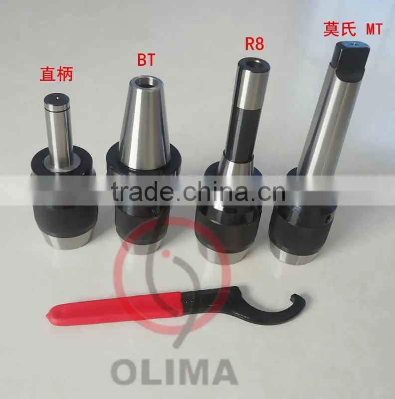 High Precision Manufacturer of Taper-fitting Keyless 16mm Drill Chucks