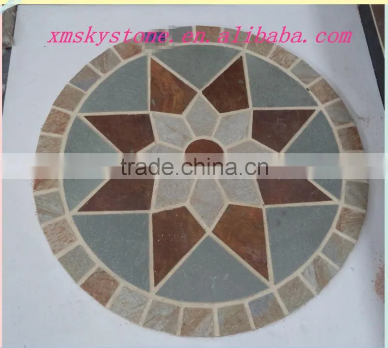 2014 popular waterjet marble floor patterns