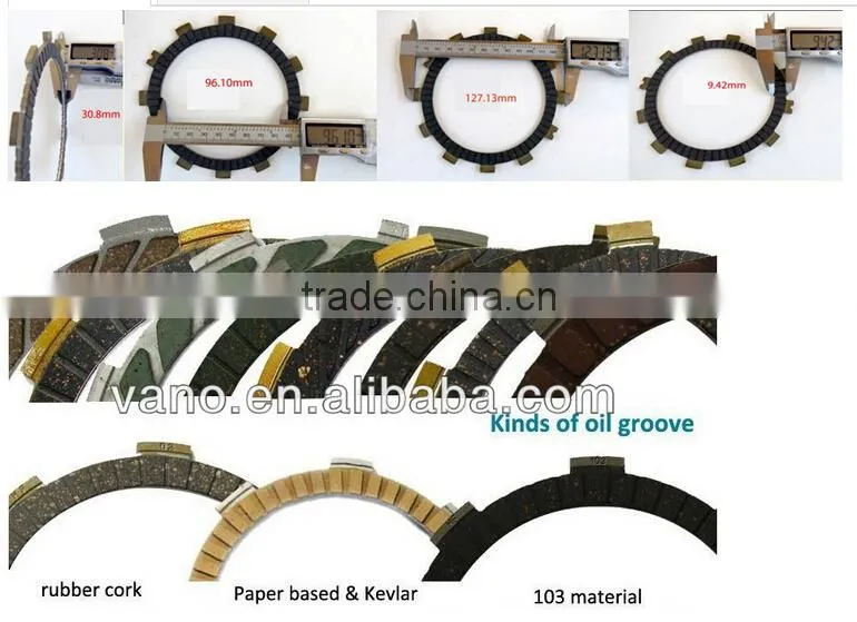 High quality CD70 Motorcycle clutch disc Plate