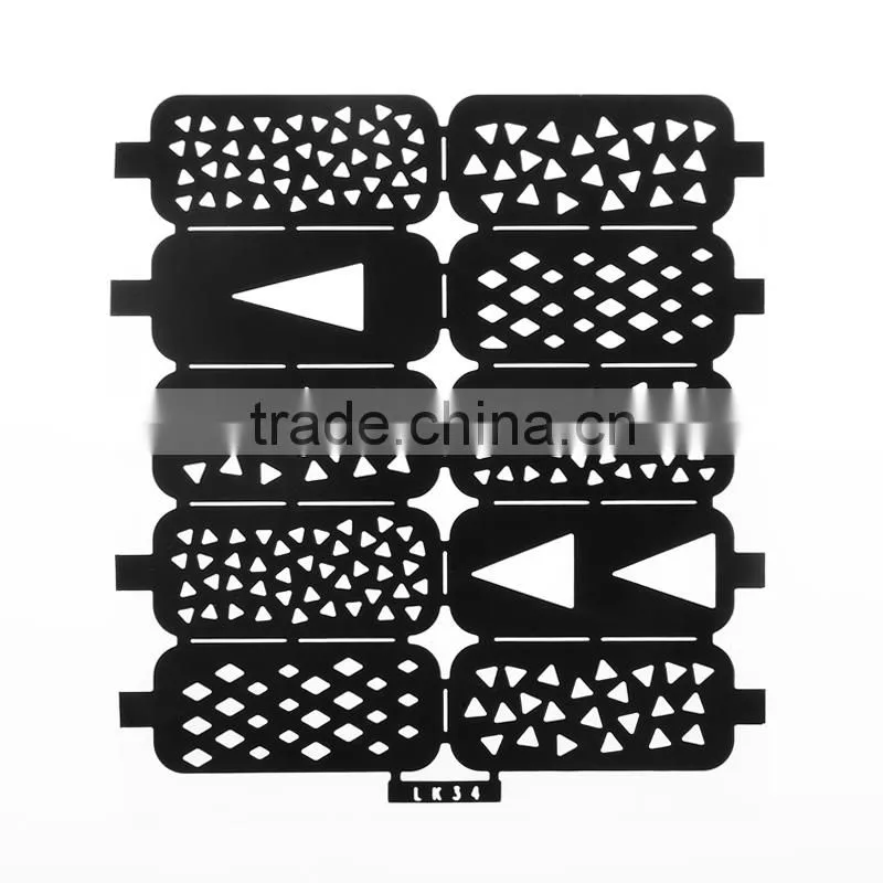 heart to feel private label hollow stencil nail sticker for girls