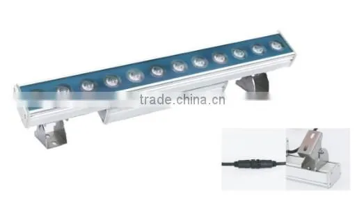 2015 IP67 Waterproof lens and tempered glass cover outdoor led wall washer light