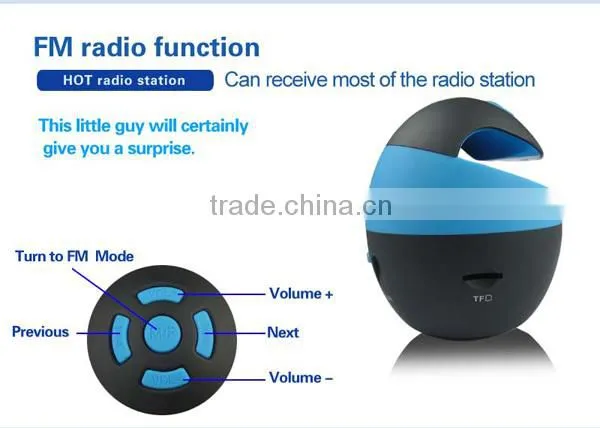 VMS-30 ISO9001 factory new gadgets 2014 car bluetooth speaker sound system