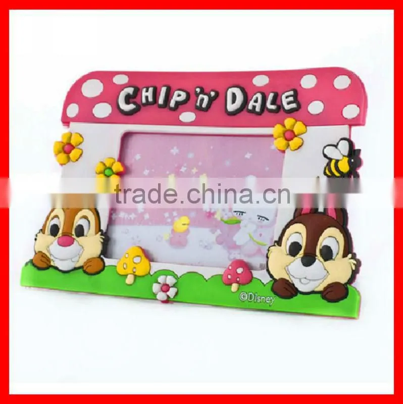 Soft PVC fridge magnet photo frame for Christmas