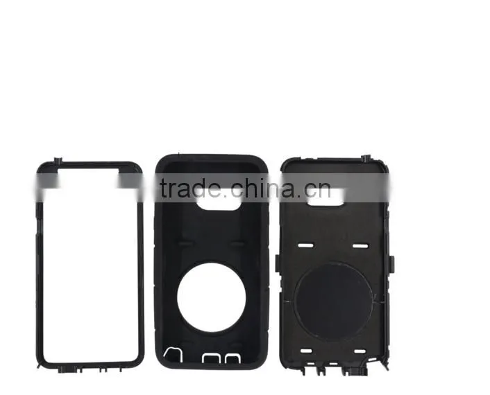 For Galaxy Note5 Case Holster Case Cover Dual Layer Armor Defender Protective Cover with kickstand ring holder Holster Case