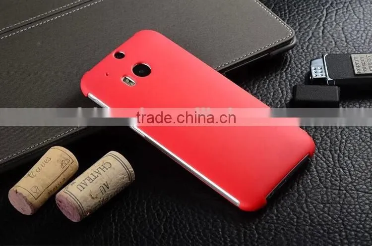 Smart Flip Dot View Cover Case For HTC One M8 Auto Sleep Wake function Phone Case With Stylish Matrix Design