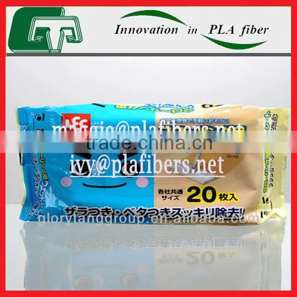 facial cleansing wipes, polylactide facial cleansing wipes