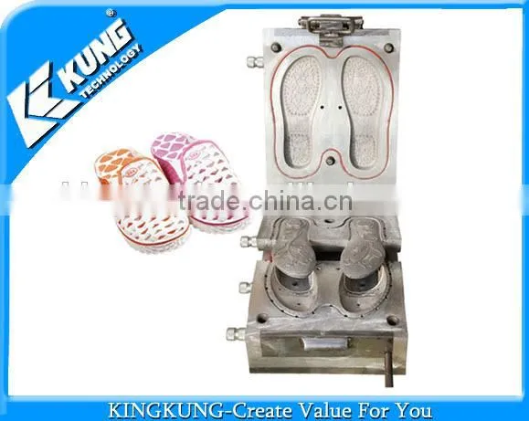 1 mould 1 pair cute kids PVC airblowing slipper mould