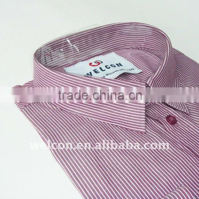 China OEM ODM men's 100% cotton long sleeve popular stripe classic business dress shirt